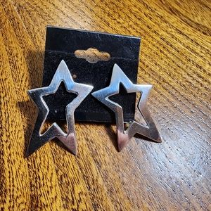 Sterling Silver Star Earrings